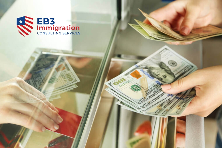 Chi Phí Định Cư Mỹ Diện EB3 Đầy Đủ và Mới Nhất 2025 8 Chi phí hồ sơ EB3 bao gồm phí PERM, I-140 và NVC với nhiều khoản bắt buộc và tùy chọn