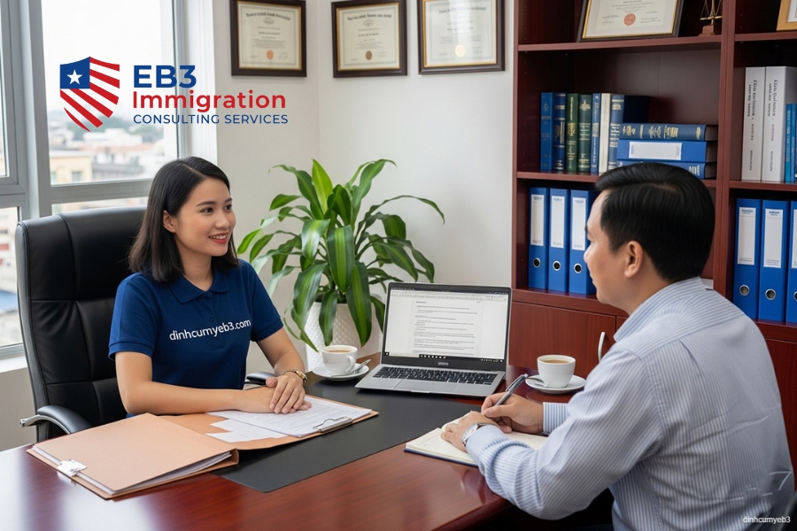 Dịch Vụ Tư Vấn Định Cư Mỹ EB-3 Chuyên nghiệp & Toàn diện 1 Dinhcumyeb3.com cung cấp dịch vụ tư vấn định cư Mỹ EB-3 hiệu quả và minh bạch