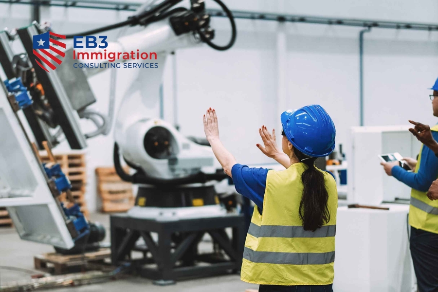 Tổng Hợp Các Ngành Nghề EB3 Phổ Biến và Hợp Định Cư Mỹ 8 Diện Skilled Workers EB3 dành cho lao động có 2 năm kinh nghiệm, lương 35.000–55.000 USD/năm