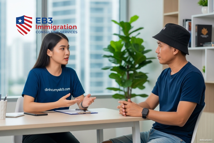 Quy Trình EB3 Mới Nhất: Hướng Dẫn Chi Tiết Từng Bước 4 Quy trình EB3 gồm 7 giai đoạn kéo dài 36-60 tháng tùy quốc tịch và hồ sơ