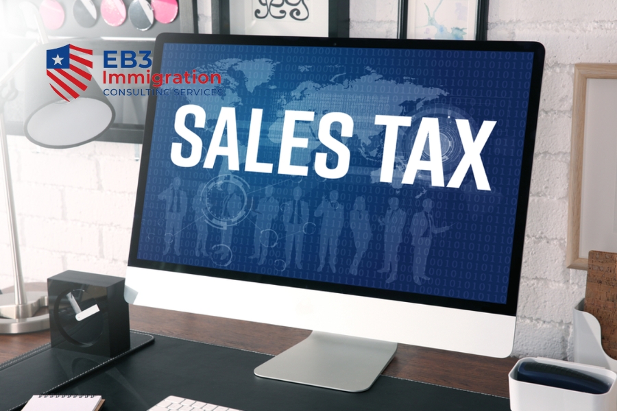 So Sánh Thuế Sales Tax Và VAT Tại Mỹ Cho Người Định Cư 2 Mỹ áp dụng Sales Tax trên hàng hóa và dịch vụ với tỷ lệ do từng bang quy định