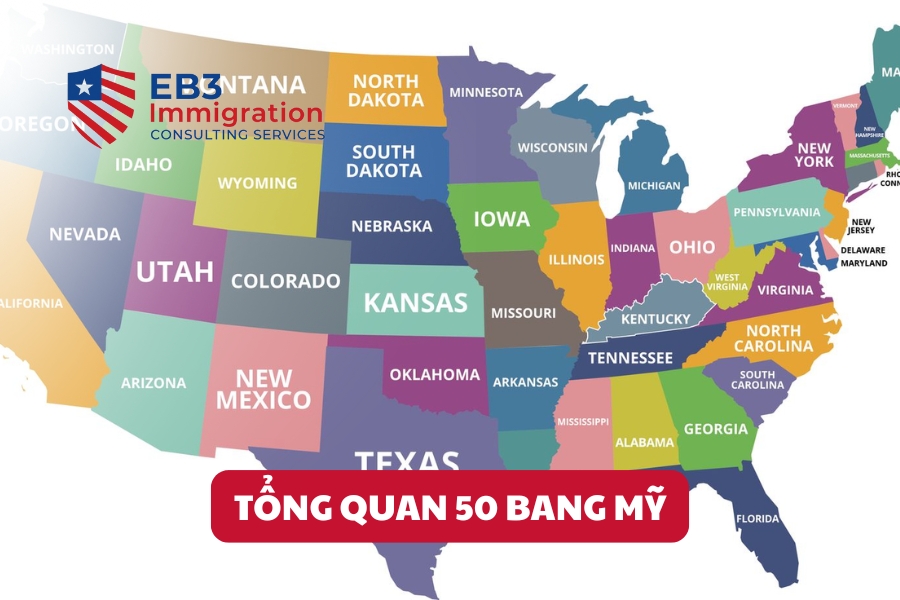 Mỹ có 50 bang với chi phí, thị trường lao động và chất lượng sống khác nhau ảnh hưởng EB3
